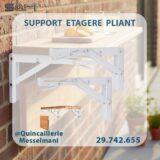 Support étagere pliant