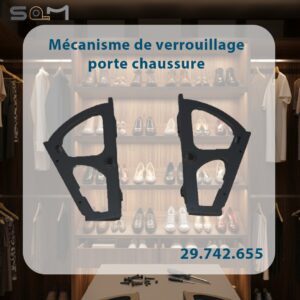 Mécanisme  porte chaussure métalique