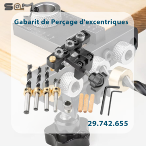 Gabarit de perçage excentrique