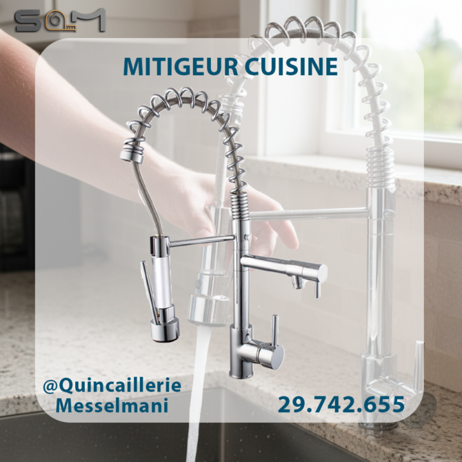 mitigeur de cuisine cocon (INOX)