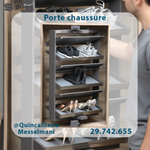 porte chaussure rotatif  (Quartello)