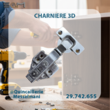 Charnière 3D ( 1CM - 1,5CM )