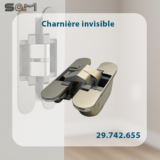 Charnière invisible