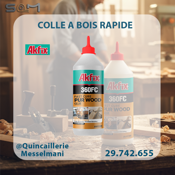 colle a bois rapide
