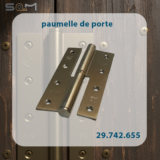 Paumelle de porte 140
