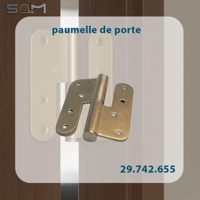 paumelle de porte DELIA (INOX)