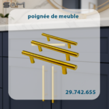 poignée de meuble cigarette (gold)