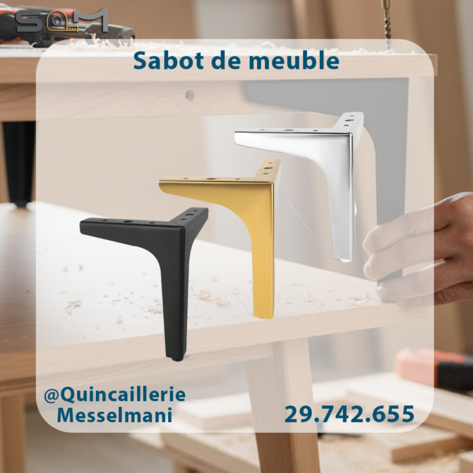 sabot de meuble